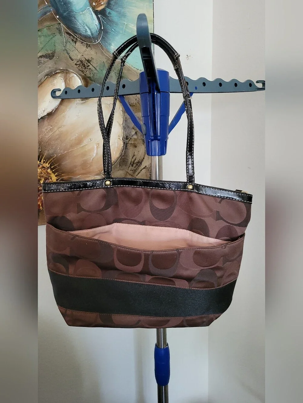 Coach Shoulder Brown Tote Bag